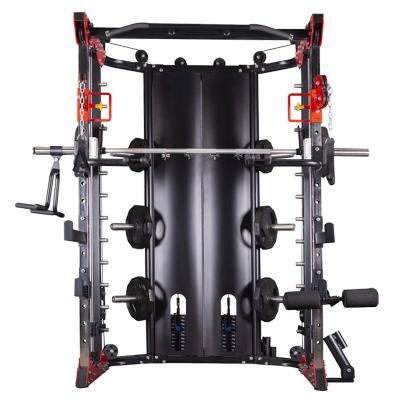 China Bunnyhi JSJ013 Universal Smith Machine Squat Rack Home Gym Power Functional Trainer Multifunctional Smith Machine for sale