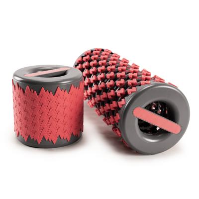 China Bunnyhi YJZ005 Wholesale Custom Foldable Yoga Roller Exercise Massage Roller Eco-friendly Fitness Roller Set Folding Foam Roller for sale