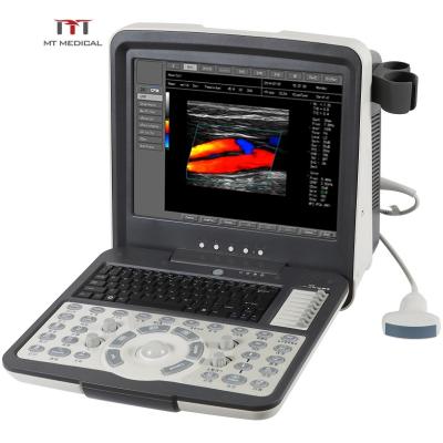 China Animal MEDICAL Portable Digital 3D/4D Color Veterinary Portable 128 Elements Portable Color MT Doppler Ultrasound Scanner zu verkaufen