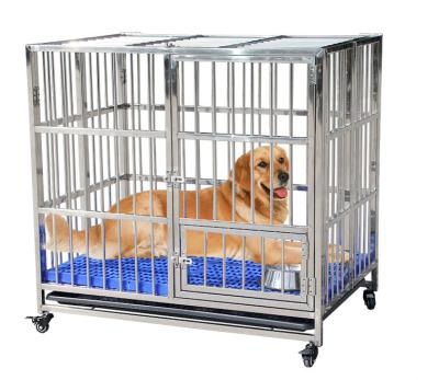 China Stainless steel pet+sustainable high quality surgical chattel cages for big dog zu verkaufen