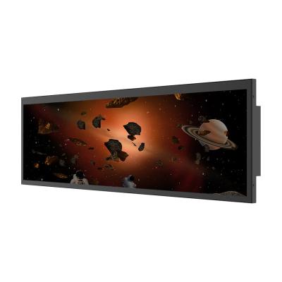 China New Style Uncurved Outdoor Wide Stretched Bar 38Inch Lcd Advertising Machine Hd Android Led Display for sale