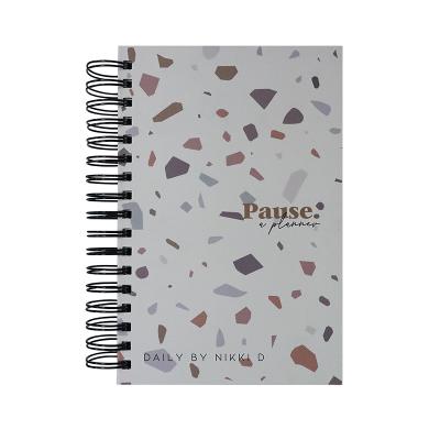 China Eco-Friendly School Supplies Wholesale Spiral Notebook Hard Custom Size Thick Cover Sketchbooks for sale