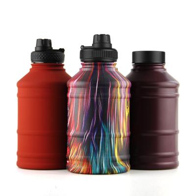 China Hot Selling Viable Latest Big Capacity 64oz Colorful Stainless Steel Water Bottle for sale