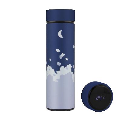 China PORTABLE Custom Smart Double Wall SS304 Thermos Water Bottle Vacuum Insulated Smart Steel 304 With Led Temperature Display for sale