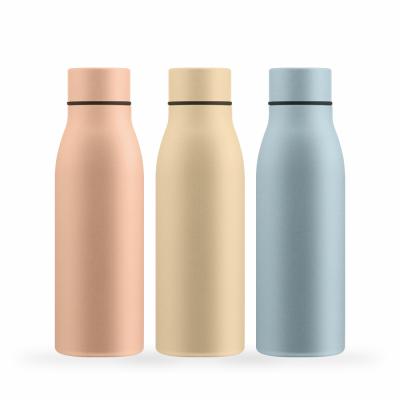 China Sustainable BPA Free Double Wall Vacuum Insulated Flask Water Bottle 600ml Customized Design for sale