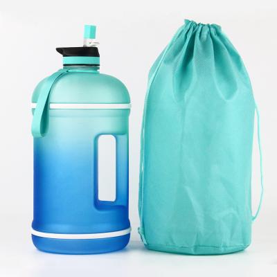 China Sustainable BPA PETG Gym Free Plastic Sports Water Drinking Bottle One Gallon With Custom Color for sale