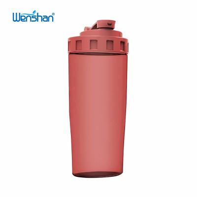 China 400ml Sustainable Plastic Shaker Bottle, BPA Free, PETG Suitable For Protein Powder Drinking With Mixing Ball for sale