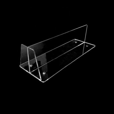 China Durable Free Samples Plastic Pop Clear T Shape Display PVC Shelf Divider For Supermarket Retail for sale