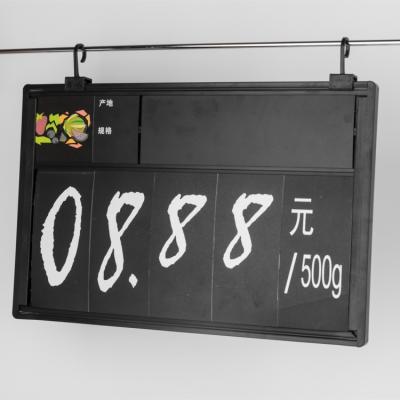 China Durable Plastic Display Pendant Flip Chart With Numbers Free Samples Supermarket Plastic Display Pendant Flip Chart With Numbers for sale