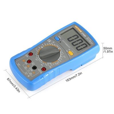 China Safety Instruments Fluke Multimeter Unit Professional Electrical Multimeter Applied To Measure AC DC Voltage And Insure DT9208 for sale