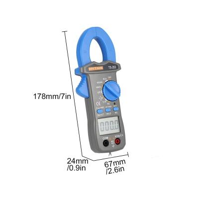 China true flange meter irruption alicate ac digital dc clamp meter multimeter rms diode clamp doses TS203 for sale