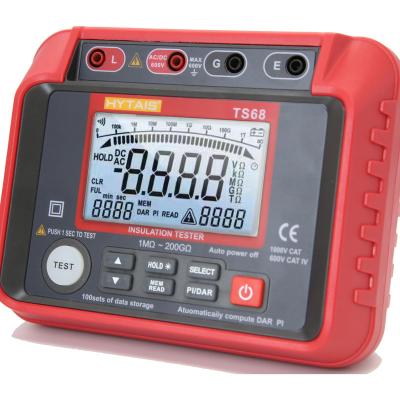 China Good Quality Digital Display Insulation Tester Multi Meter Megger Meter Multimeter Battery Resistance TS68 (avo) for sale