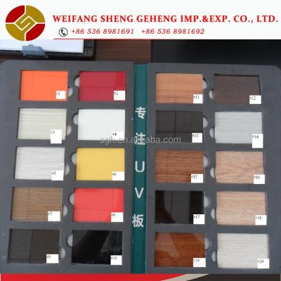 중국 High Gloss Moisture Proof UV White Laminated Melamine MDF Board /acrylic MDF Board 판매용