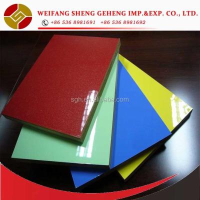 중국 High Gloss Moisture Proof Solid Sheet UV MDF / Colored UV MDF Sheet 판매용