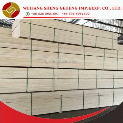 Cina building/furniture decoration GOOD QUALITY poplar LVL, LVL lumber plywood price, pine LVL beam/LVL for FURNITURE in vendita