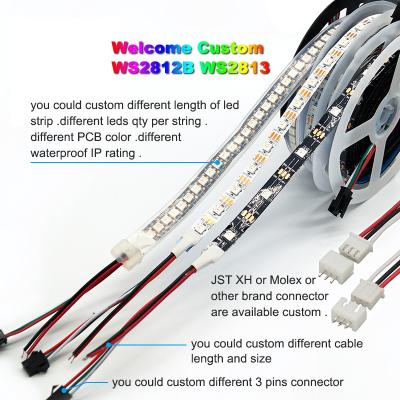 China Custom High Quality Professional WS Hotel/Home/Shop/Gardon/Landscape WS 2812 5v In Different Connector Cable Length Different Led Qty for sale