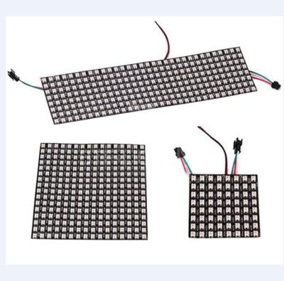 China Commercial Cheap Wholesale High Lumen Panel Led RGB 2812 Flexible Matrix 8x8 16x16 8x32 for sale