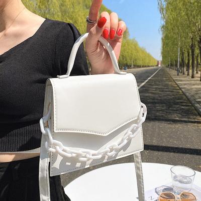 China High Quality Shoulder Bag Designer Handbags For Ladies Solid Color Cross - Body Bags For Women Shape Small Flap Handle Female Bag for sale