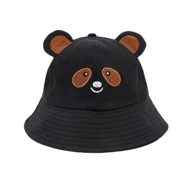 China Fashion Bear Picture Bucket Hat For Summer Autumn Plain Women Panama Outdoor Women Rising Beach Fishing Hat Sunscreen Female Sun Hat for sale