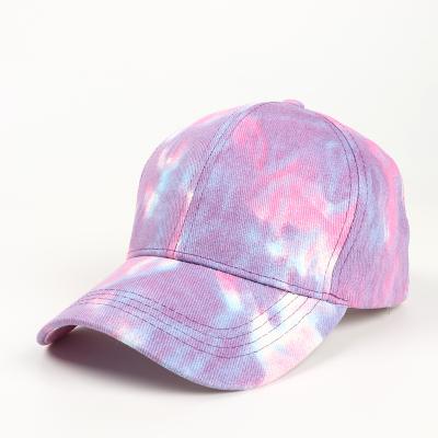 China COMMON Baseball Cap For Men Gorras Casual Baseball Hat Women Snapback Hat Tie Dye Cap for sale