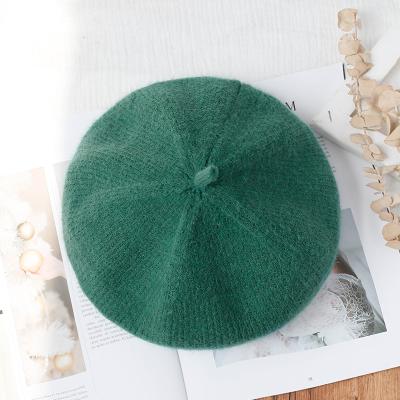 China 2021 Painting Hats Picture Beret Hat Artist Knitted Caps For Women Winter Outdoor Fashion Painting for sale