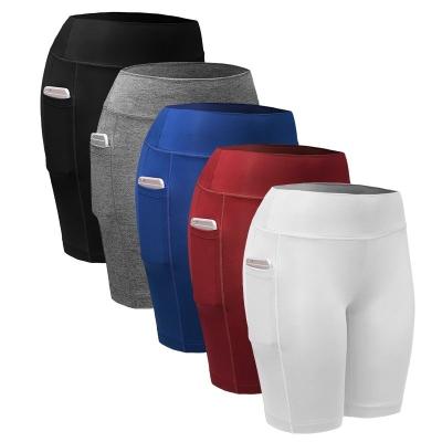 China Women Anti-UV Compression Sports Shorts Coldker Gym Sporty Fitness Yoga Yoga Pants for sale