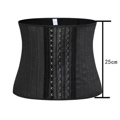 China Breathable 25cm Womens Latex Sports Waist Trainer Short Torso Waist Cincher for sale