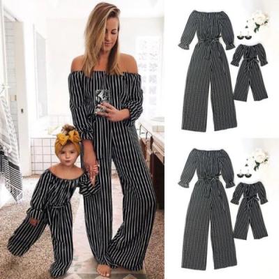 China Coldker Family Mom QUICK DRY Clothes and Mom Daughter Women Overalls Matching Casual Outfits for sale