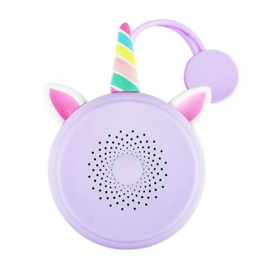 China Wireless Speaker Hot Waterproof Wall Mounted Shower Bathroom Cartoon Wireless Speaker With Suction Cup for sale