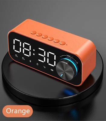 China Files Wireless Alarm Clock Dual Function Hot Mirror Led Display BT Speaker Digital Radio Speaker for sale