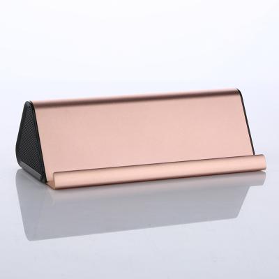 China 2021 Mini BT Loudspeaker Hot Metal Box Metal Loudspeaker Wireless Speaker Stand For Mobile Phone for sale