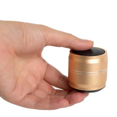 China 2021 Metal Speaker Mini Outdoor Portable Speaker Round Radio Wireless for sale