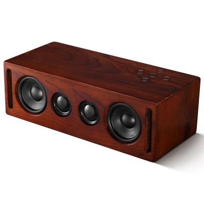 China 2022 New Multifunction Wooden Radio Sound Box Home Theater Bluetooth PC Speaker With Touch Control for sale