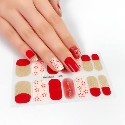 China Nail Salon DIY Nail Art 3D Color Diamond Nail Stickers Diamond Nail Stickers Stereo Bronzing for sale