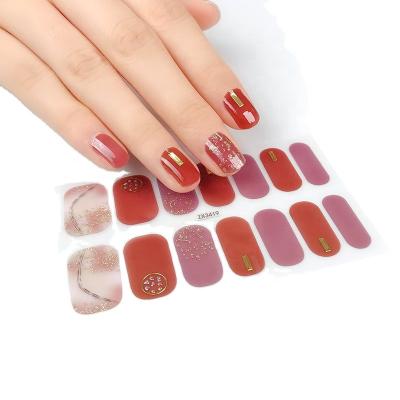 China Beautiful Beautiful 3D Crystal Diamond Nail Sticker Net Red Daisy Nail Explosive Nail Sticker for sale