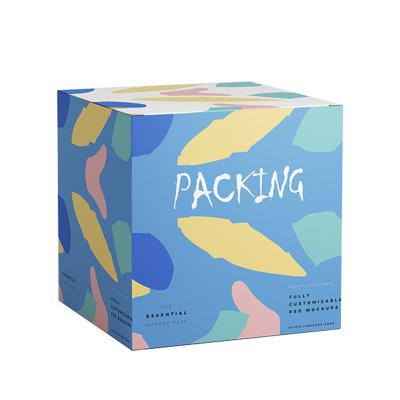 China Factory Direct Sales Custom Beauty Blender Packaging Box Dongguan Crown Victory Logo Printed Recyclable Cardboard Packaging Box for sale