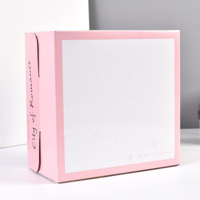 China Factory Direct Sales Recyclable Customized Logo Printed Cake Box With Window for sale