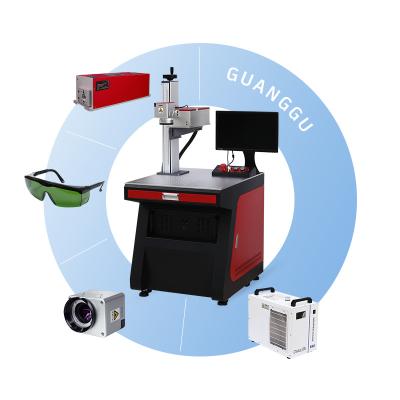 China Air-cooled Automatic Laser Desktop Uv 3w Laser Marking Machine Jewelry Engraving for sale