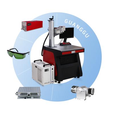 China Air-cooled 3W 5W 10w 3D Mini Desktop Portable Uv Laser Marking Machine Price for sale