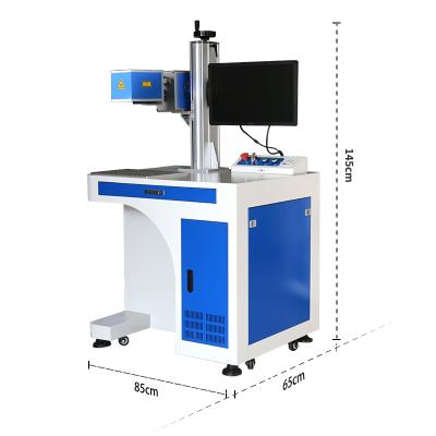 China Air-cooled 30w 40w 60w mobile phone shell laser marker co2 desktop laser marking machine for sale