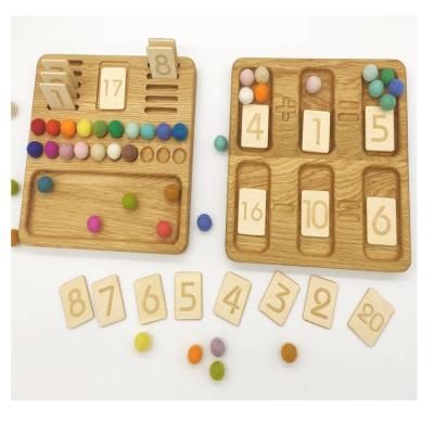 China Eco friendly toys math waldorf toys montessori games kids love digital toys for sale