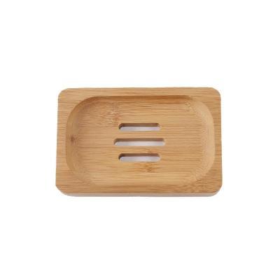 China Modern Eco Friendly Natural Soap Box Bamboo Tray Case Dish Holder Rustic Bathroom for sale