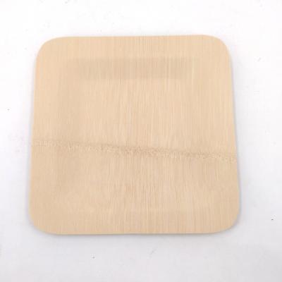 China Wholesale Disposable Disposable Square Dishes And Dishes Bamboo Square Plates Eco - Friendly For Daily Life zu verkaufen