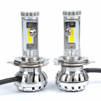 China Hot Sale A2 LED Super Bright High Quality Auto Headlight 12V 60W H4 6000LM 6000K LED Bulbs Aluminum Alloy Aluminum Alloy for sale