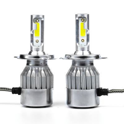 China Super Bright High Quality Auto Alloy Liancheng Wholesale C6 LED Headlight 12V 30W H4 3000LM 6000K LED Aluminum Bulbs for sale