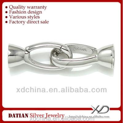 China 925 Sterling Silver XD DA07 925 Sterling Silver Trumpet Clasp Clasp Cross Bracelet for sale