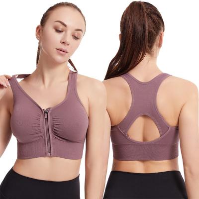 China Girls One-Piece Cross Back High Impact Fitness Youth Yoga Culture Backless Sports Sports Bra OEM Cup High Quality Bra Latest for sale