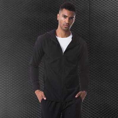 China Breathable Stretch Wear Quick-Drying Sports Jacket Men's Outdoor Casual Running Fitness Jacket Long Sleeve for sale