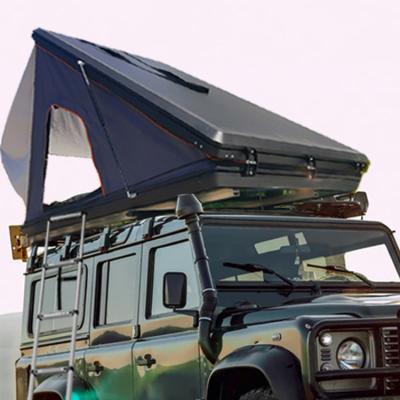 China Hot Selling Interesting Easy-carrying Buying Aluminum Alloy Triangle Hard Shell Cheap Car Roof Top Tent for sale