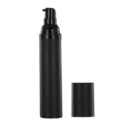 China Wholesale Empty Cosmetic Black Airless 15ml 30ml 50ml Lotion Bottle / PACKAGING Spray Pump Bottle for sale